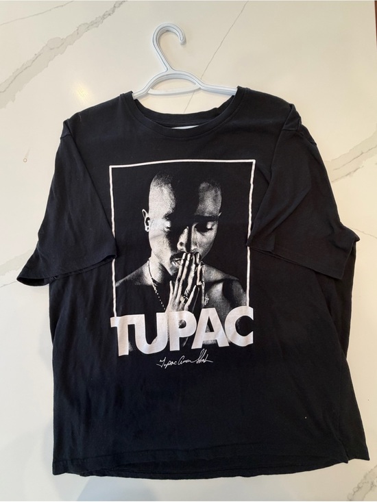 Bravado Other - Bravado Black Tupac Graphic Tee - Black & White